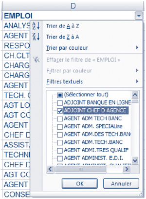 Le filtre automatique